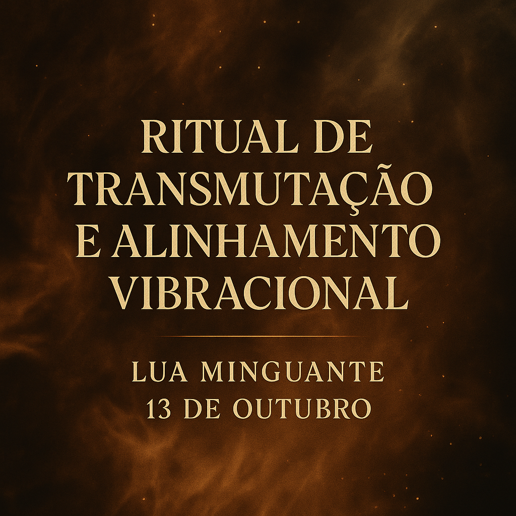 Ritual da Transmutação e Alinhamento Vibracional com a Taróloga Margarida Fernandes, realizado na noite de 13 para 14 de Outubro de 2025, durante a Lua Minguante em transição de Caranguejo para Leão.