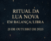 Imagem mística do Ritual da Lua Nova em Balança/Libra – Taróloga Margarida Fernandes